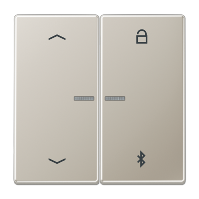 JUNG Таймер универсальный Bluetooth «стрелки», нержавеющая сталь ES1751PBT