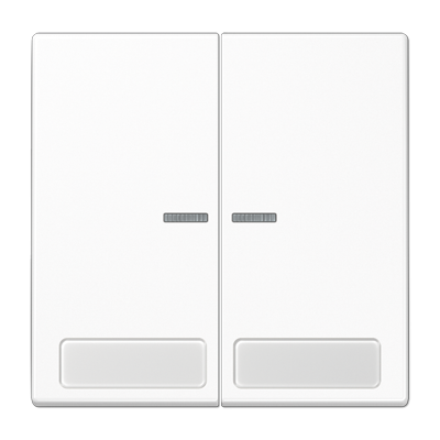 JUNG Клавиши для сдвоенной кнопки BCU;  поле для надписи, и индикатор LS995NAKO5WW