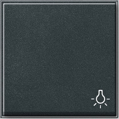 Gira TX-44 Антрацит Клавиша 1-ая с символом свет 028567