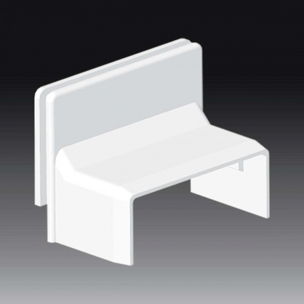 Kopos Переходник на коробку LK 80Х20… 8717 (HB) (Цвет Белый) 8717_HB