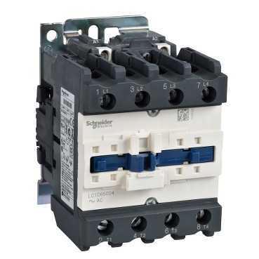 Купить SE Contactors D Telemecanique Контактор 4Р (4 НО),AC1 125 A,400В 50/60Гц LC1D80004V7