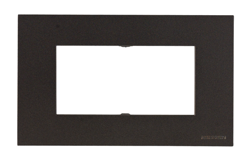 ABB NIE Zenit Антрацит Рамка итальянский стандарт на 4 модуля 2CLA247400N1801