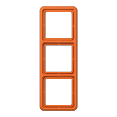 JUNG CD Оранжевая Рамка 3-ая ударопрочная CD583WUO