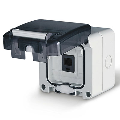 DKC Розетка RJ 45, настенная