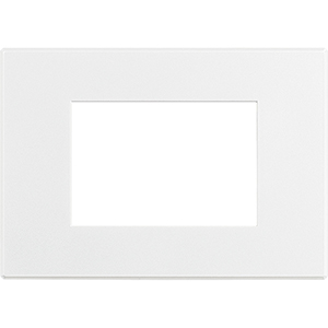 BT Axolute Air Матовая белая Рамка, итальянская модульность, 3 модуля HW4803AW