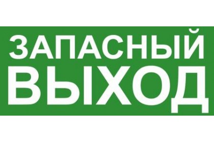TechnoLux ЭП19 ЗАПАСНЫЙ ВЫХОД 140x280 мм ЭП19 140280