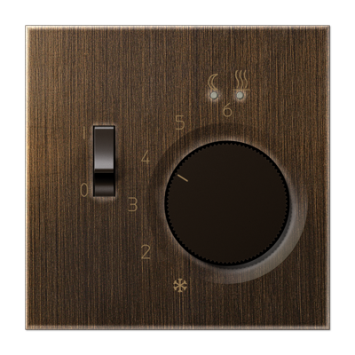 JUNG LS 990 Antik Накладка регулятора теплого пола (мех. FTR231U) MEFTR231PLAT