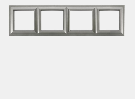 JUNG EcoProfi Standart Алюминий Рамка 4-ая EPS484AL