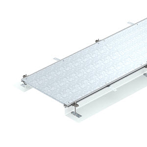 Купить OBO Bettermann Секция кабель-канала OKA-G глухая 2400x500x40–140 мм (сталь) 7424006