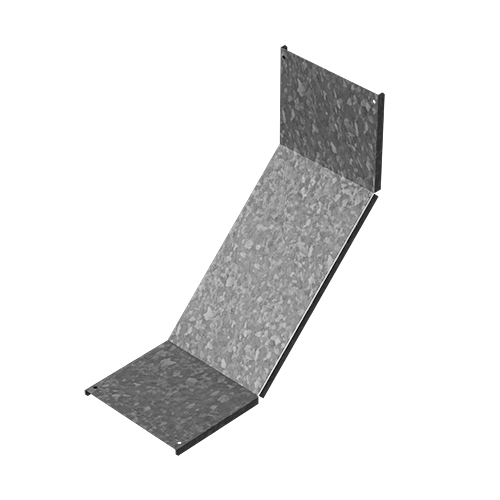 OSTEC Крышка к углу внутреннему для лестничного лотка НЛО 200, толщ. 1,0 мм, Сендзимир цинк