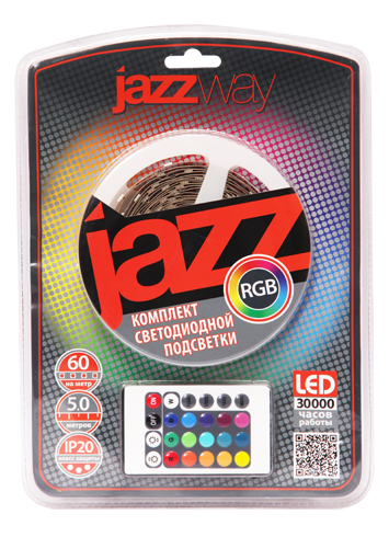 Jazzway Лента PLS-BL4.0 RGB 5050/30 IP65 .2853226