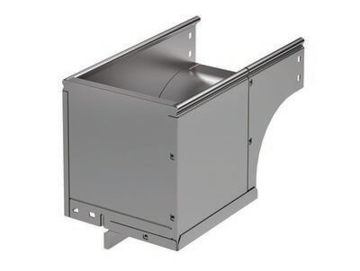 DKC Угол CDSD 90 верт.внеш.осн.100 H80, RAL7035