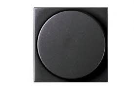 ABB NIE Zenit Антрацит Светорегулятор поворотный для люминисцентных ламп 1-10В, 700W, 2 мод 2CLA226090N1801