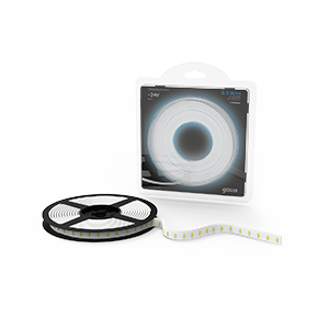 Gauss Лента LED 2835/120-SMD 6.5W 24V DC холодный белый (блистер 5м) 1/50 312000265