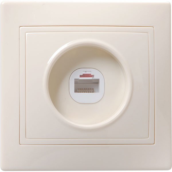 Купить IEK KVARTA РК10-ККм Розетка 1местн. комп. (кремовый)
