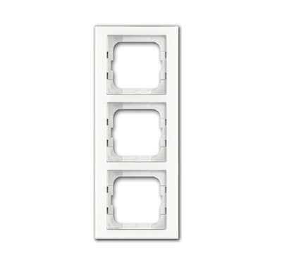 ABB BJE Axcent Белое стекло Рамка 3-ая 2CKA001754A4439