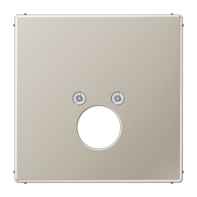 JUNG Крышка для одного гнезда подключения громкоговорителя благородная сталь ES2962-1