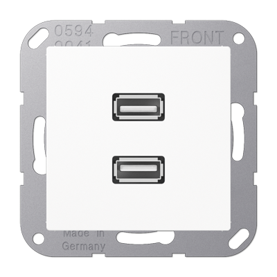 JUNG A500 Накладка 2xUSB MAA1153WW