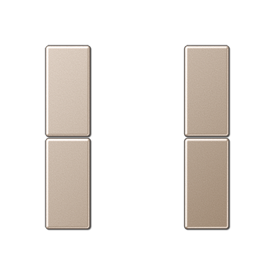 JUNG Шампань Комплект накладок 2гр A502TSACH