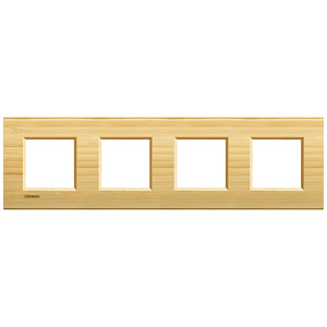 BT LL Бамбук Рамка 4-ая прямоугольная (2+2+2+2 мод.) LNA4802M4LBA