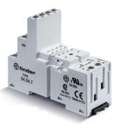 Finder Розетка с винтовыми клеммами (с зажимной клетью) для реле 55.32, 55.34, таймера 85.02, 85.04; применяются модули 86.00, 99.02; в комплекте мета 94047SMA