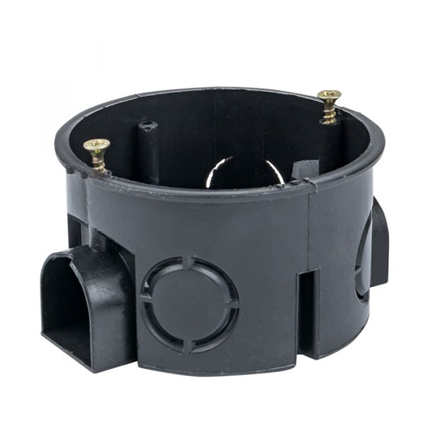 EKF PROxima Коробка установочная приборная КМТ-010-044 со стыковочными узлами и саморезами для твердых стен (71х42) розничный стикер