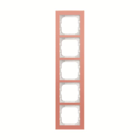 ABB Axcent Стекло Благородный коралл Рамка 5-постовая 2CKA001754A4769