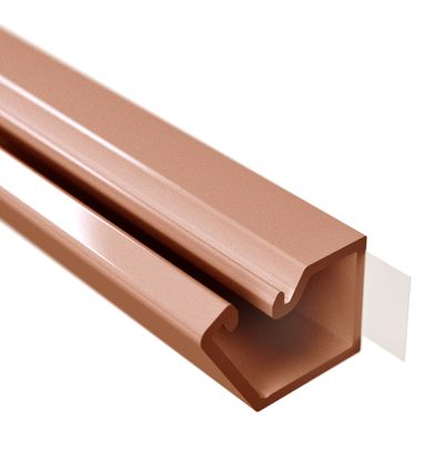 DKC TMR 10х10 Миниканал самоклеющийся, коричневый