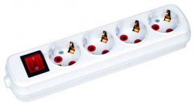 Horoz Electric 200-405-402 Удлинитель 4 гн с/з с выкл. 5м 12шт HRZ00001518