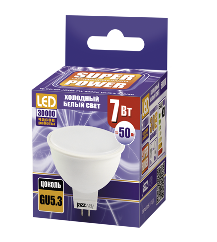 Купить Jazzway Лампа PLED- SP JCDR 7W 5000K GU5.3  230/50 .1033536