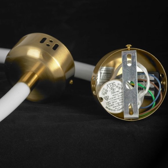 Купить Lussole LSP-7011 LOFT Линейно-подвесной светильник бронзовый