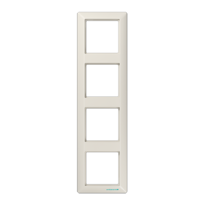 JUNG AS 500 Бежевая Рамка 4-ая антибактериальная ABAS584