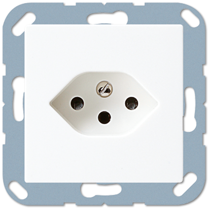 JUNG Розетка, швейцарский разъем, белый A1520-13BFSEVWW