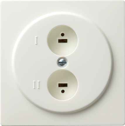 Gira S-Color Белый Розетка для стереофонического громкоговорителя 040240