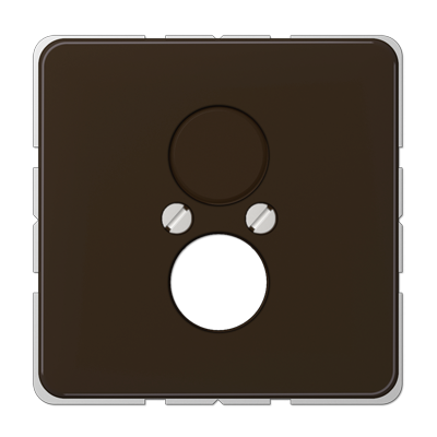 JUNG Крышка для 2-х гнезд коричневая CD562BR