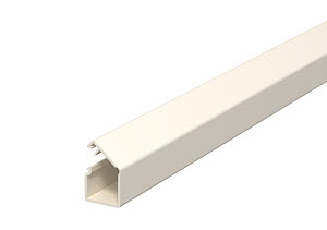 OBO Bettermann Мини-канал WDK с крышкой 12,5x12,5x2000 мм (самоклеящийся со скотчем) ПВХ кремовый RAL 9001 6150179