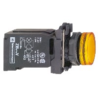 Купить SE XB5 Лампа сигнальная 22мм 230В желтая XB5AV45