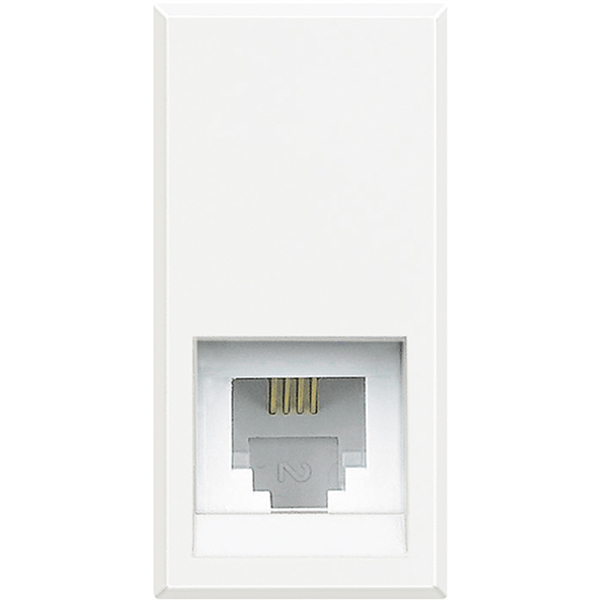 Купить BT Axolute White Розетка телефон RJ11 3 кат. 1 мод HD4258C11N