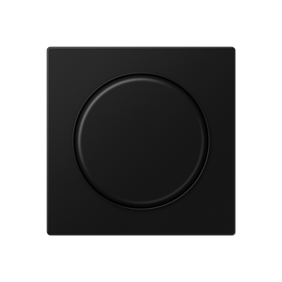 JUNG A Flow/A 550 Черный матовый Накладка на роторный диммер A1540BFSWM