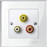 Купить SE Merten SM Механизм аудио/видео розетки MTN4351-0319
