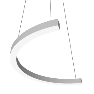 Varton Светодиодный светильник Enso C 1050х525х40 мм 24 Вт 3000 К подвесной RAL9003 белый матовый с рассеивателем опал V1-R0-0C525-30000-2002430