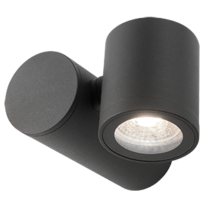 Gauss Светильник садово-парковый Sonata настенный архитектурный, 1xGU10, 142x155x70mm, 170-240V / 50Hz, Max.35W, IP54, GD151