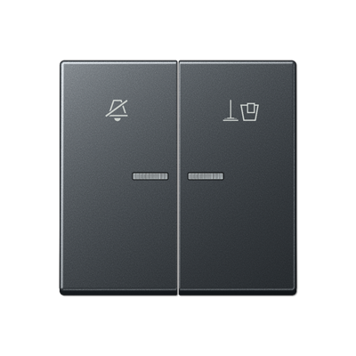 JUNG Клавиша для гостиничных выключателей 505KO5VEUM24 или 505KO5VEUM230, матовый антрацит ARUKO5MANM