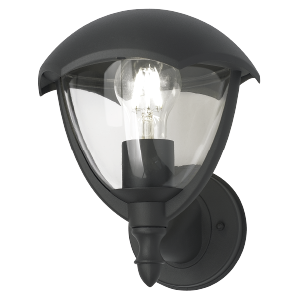 Gauss Светильник садово-парковый Aura на стену вверх 188*210*238mm, 170-240V / 50Hz, 1xE27, Max.60W, IP: 54, GD027