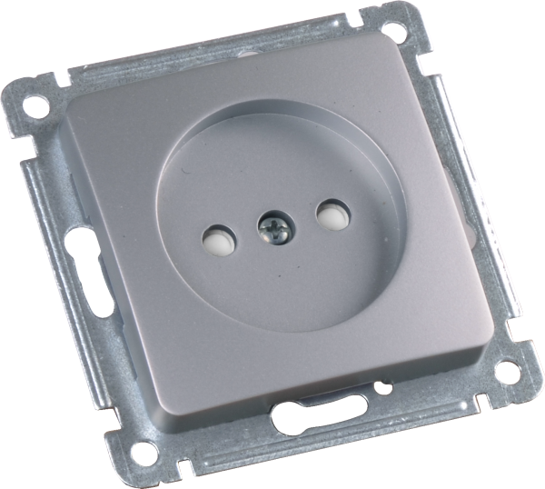 Hegel Мастер внутр Серебро РС16-402-06 Розетка, со шторками, механизм