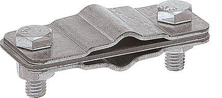 EZETEK Зажим соединительный полоса/пруток — полоса/пруток параллельный, оцинк. 90557