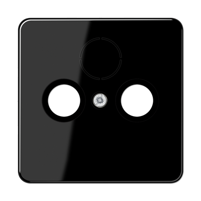 JUNG CD 500/CD plus Черная Накладка TV-FM-SAT CD561SATSW