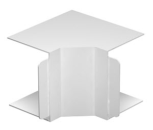 Купить OBO Bettermann Угол внутренний кабель-канала WDK 100x130 мм ПВХ белый 6192114