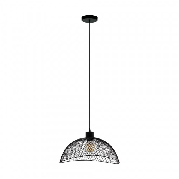 Eglo 43304 Подвес POMPEYA, 1X60W(E27), 450X440, сталь, черный