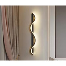 Kink Light 08418B-80L,19(3000K) Бра Скади черный (левое) w15*6 h80 Led 18W (3000K)